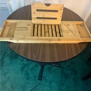 Bamboo Bathtub Tray / Spa Bath Caddy (New/Open Box)